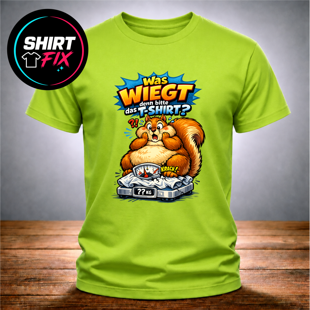 Was wiegt denn bitte das T-Shirt? – Das witzige Fun-Shirt für alle mit Humor