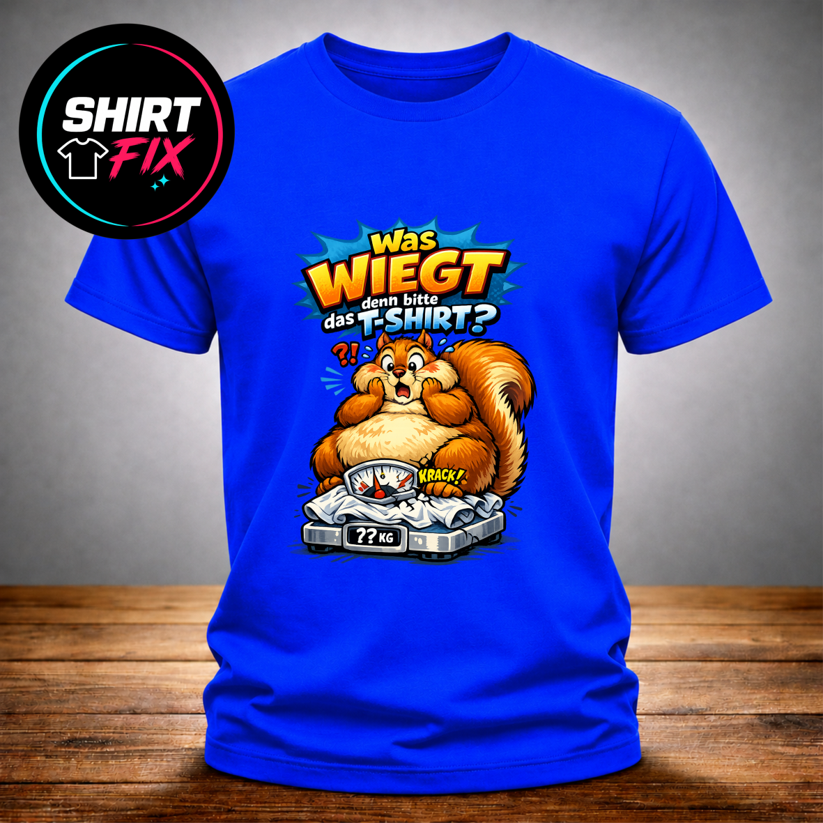Was wiegt denn bitte das T-Shirt? – Das witzige Fun-Shirt für alle mit Humor