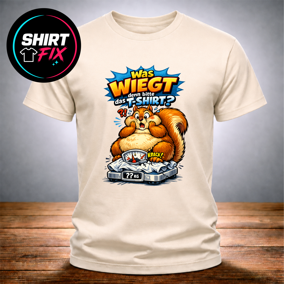 Was wiegt denn bitte das T-Shirt? – Das witzige Fun-Shirt für alle mit Humor