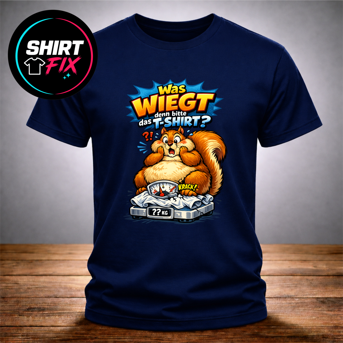 Was wiegt denn bitte das T-Shirt? – Das witzige Fun-Shirt für alle mit Humor