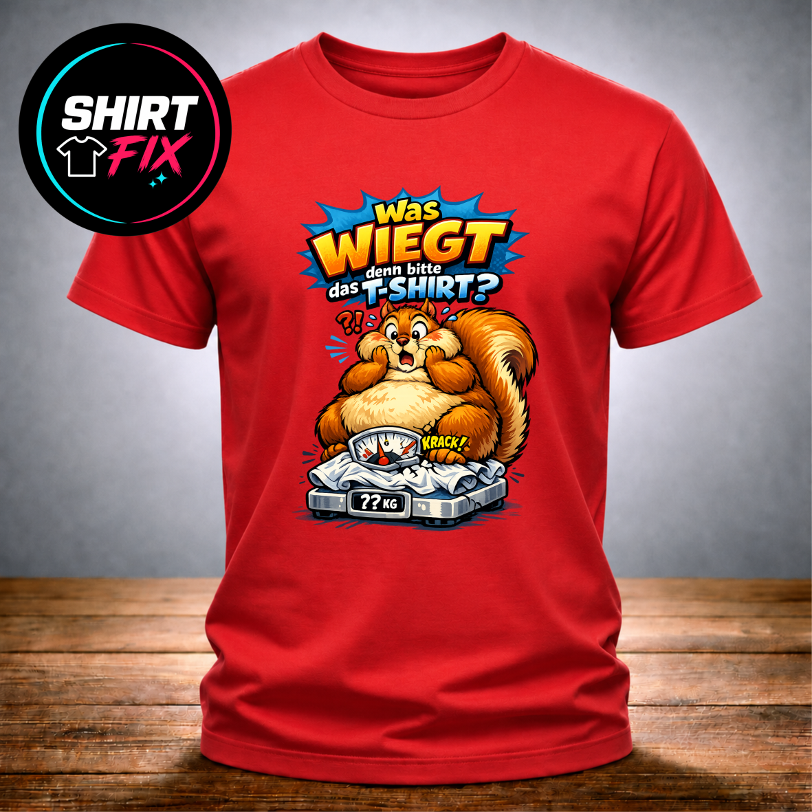 Was wiegt denn bitte das T-Shirt? – Das witzige Fun-Shirt für alle mit Humor